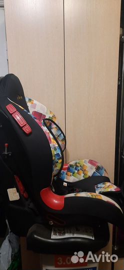 Автокресло Еду-Еду isofix 9-25кг с наклоном спинки