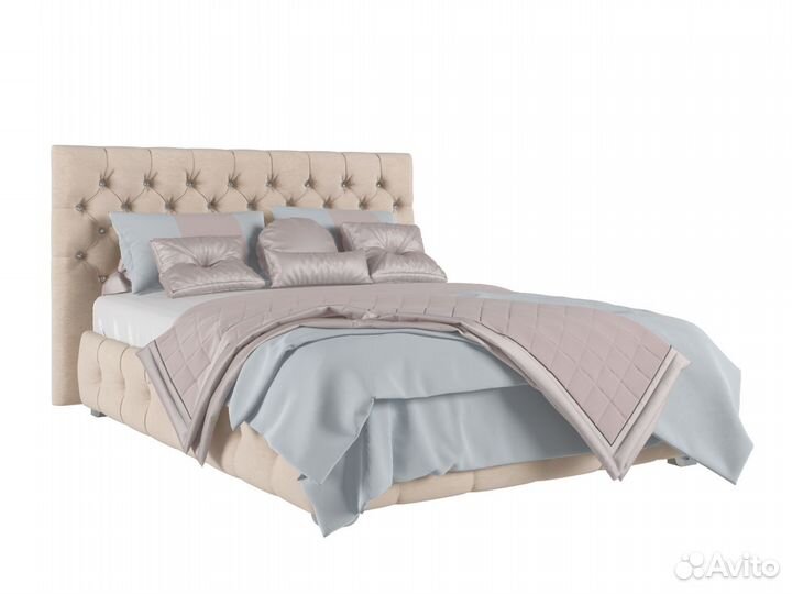 Кровать интерьерная, велюр, Мирабель