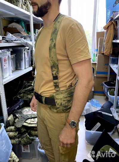 Боевой пояс тактический с защитой Бр1