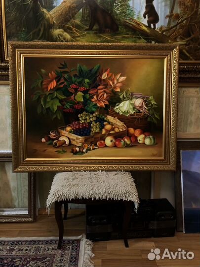 Картина маслом на холсте натюрморт