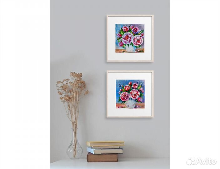 Картина с цветами 