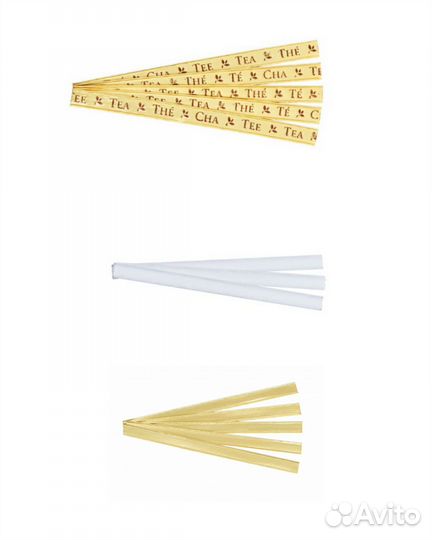 Пакеты для чая и кофе и клипсы к ним