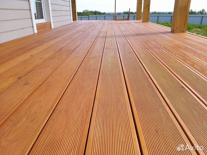 Пиломатериалы. Террасная доска 42 140 6000