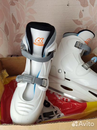 Коньки подростковые