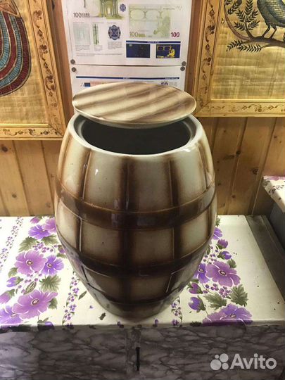 Керамическая бочка