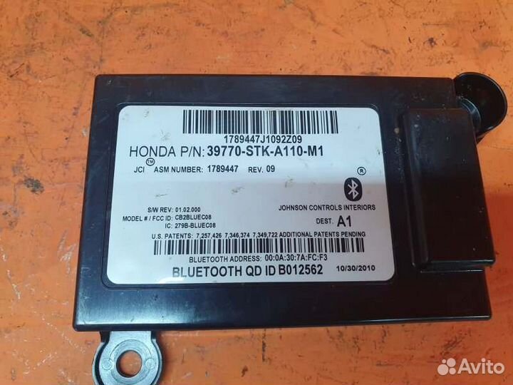 Блок Bluetooth Acura Rdx TB1 2.3 2011