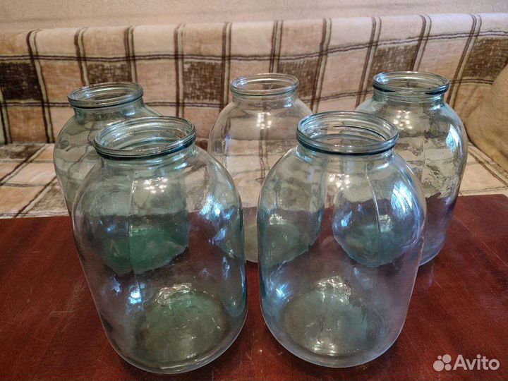 Банки стеклянные 3л 0.5л