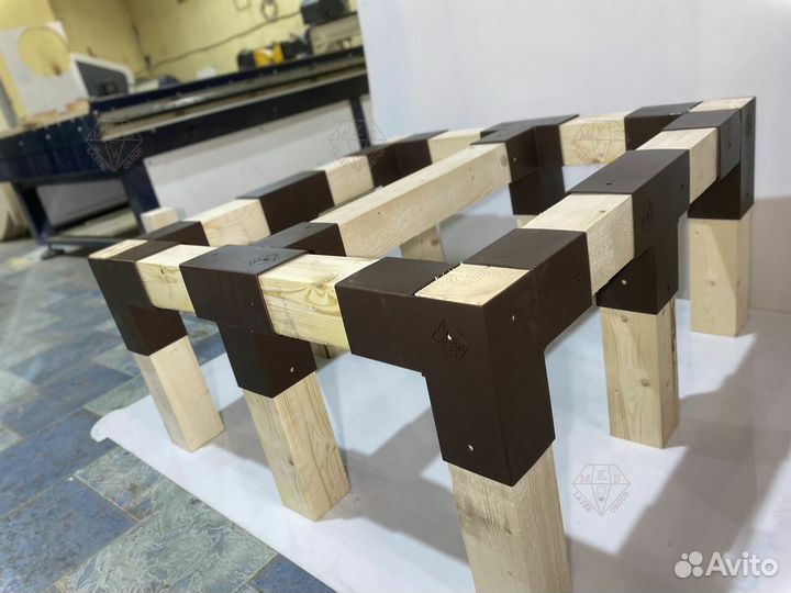 Коннекторы для бруса