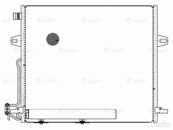 Радиатор кондиционера Мерседес ML W164 05