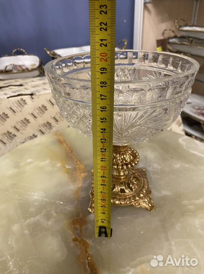 Хрустальная ваза/конфетница