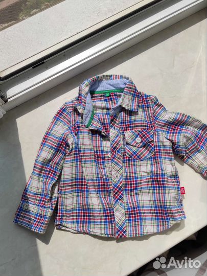 Рубашки на мальчика 80-86 размер