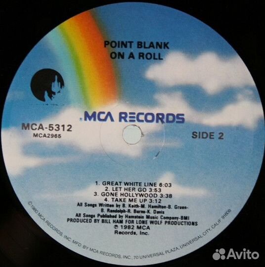 Point Blank – On A Roll LP MCA Records – MCA-5312