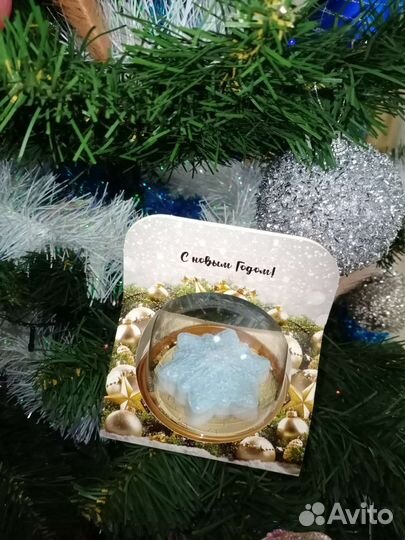 Новогодний набор из мыла ручной работы