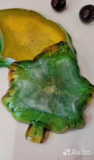 Блюдца из эпоксидной смолы