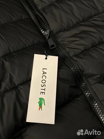 Бомбер Lacoste черный люкс