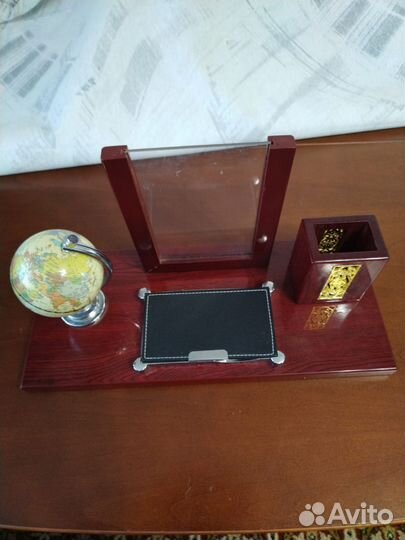 Настольный набор руководителя с глобусом