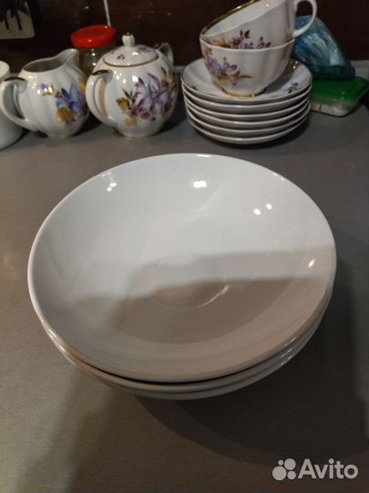 Фарфоровая посуда чехия и IKEA