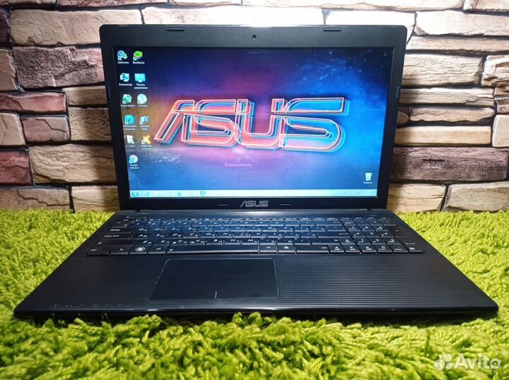 Полностью рабочий Asus 2ядра 4Гб диск экран 15