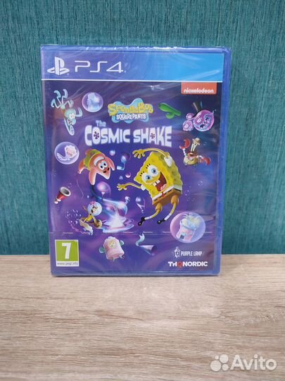 Игра PS4 Sponge Bob The Cosmic Shake Диск