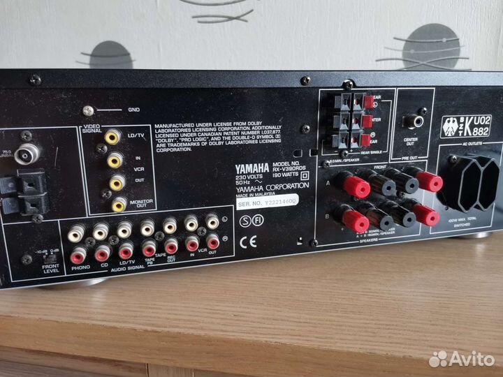 AV-ресивер Yamaha RX-v390rds