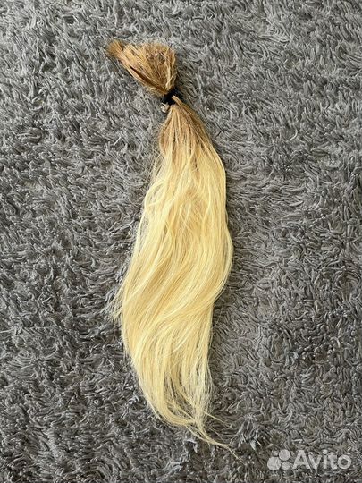 Волосы для наращивания 50 см омбре