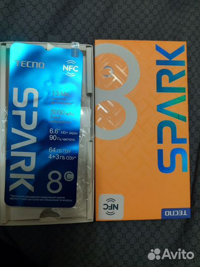 TECNO Spark 8C, 4/64 ГБ