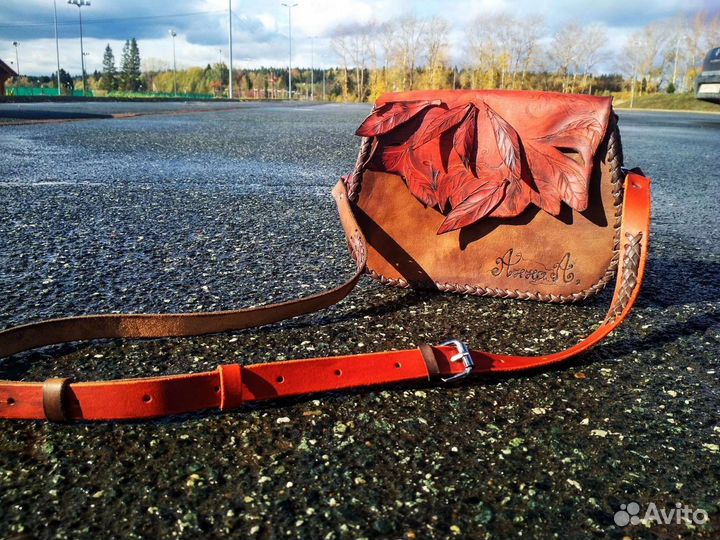 Женская сумочка из натуральной кожи