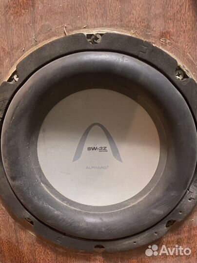 Сабвуфер alphard sw-3z series