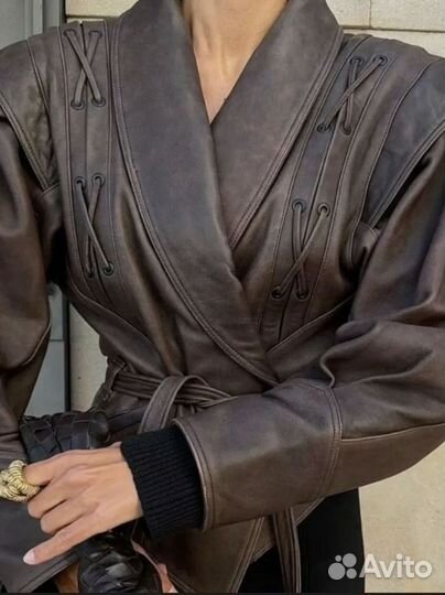 Кожаная куртка косуха новая