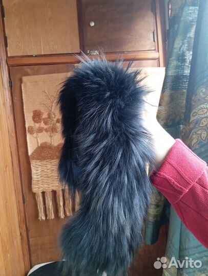 Натуральный меховой воротник опушка