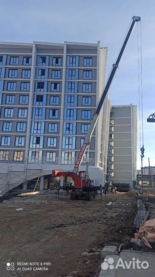 Аренда и услуги автокрана, 25 т, 36 м, с гуськом 13 м