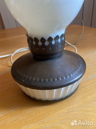 Настольный светильник под керосинку СССР