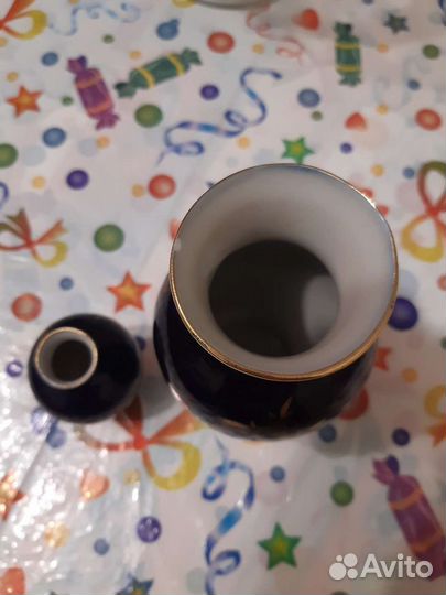 Ваза кобальт