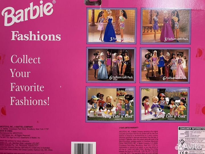 Фэшн пэк барби 1989 года