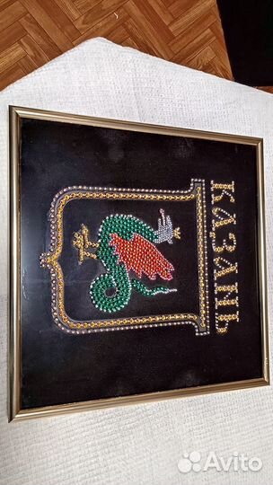 Картина со стразами Сваровски. Герб Казани