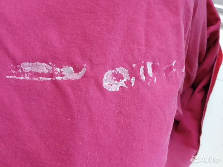 Ткань винтаж красный бархат/плюш СССР