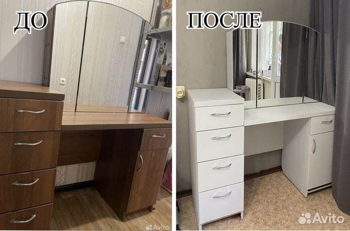 Современная реставрация и перекраска мебели