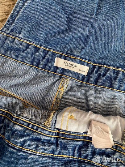 Комбинезон джинсовый для девочки140 см