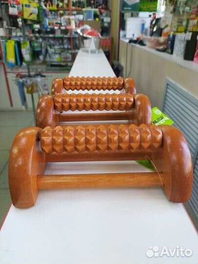 Массажёр для ног деревянный