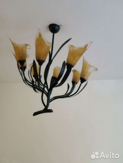 Люстра потолочная бу