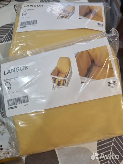 Накидка на стульчик для кормления IKEA langur