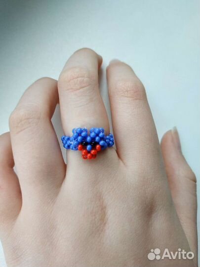Кольцо из бисера