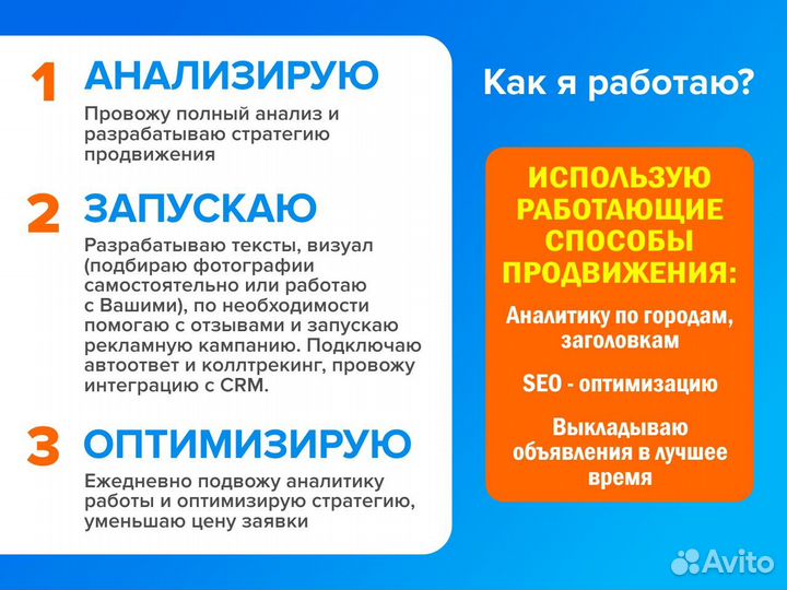 Авитолог / Специалист по Авито / Консультации