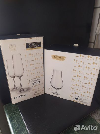 Набор фужеров и набор бокалов