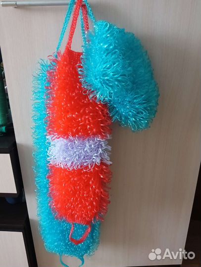 Мочалка ручной работы