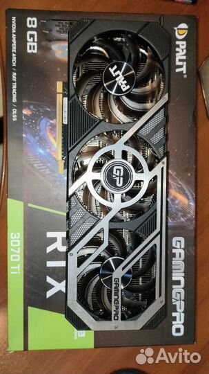 Видеокарта RTX 3070 TI Palit Gaming Pro
