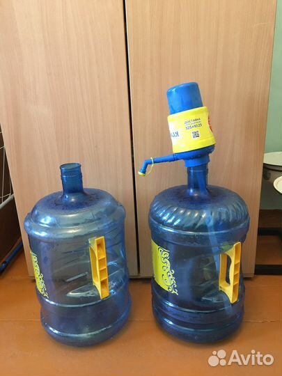 Бутыль с помпой 2 шт