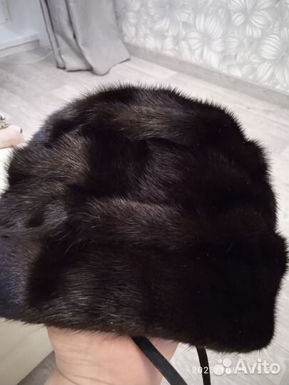 Шапка норковая женская 56,57,58р