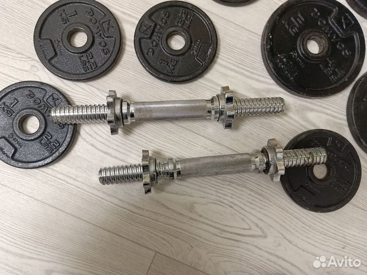 Гантели domyos 20кг