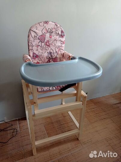 Стул для кормления из дерева трансформер новый